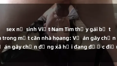 sex nữ sinh Việt Nam Tìm thấy gái bị trói và bị hiếp dâm trong một căn nhà hoang: Vụ án gây chấn động xã hội đang được điều tra vào.
